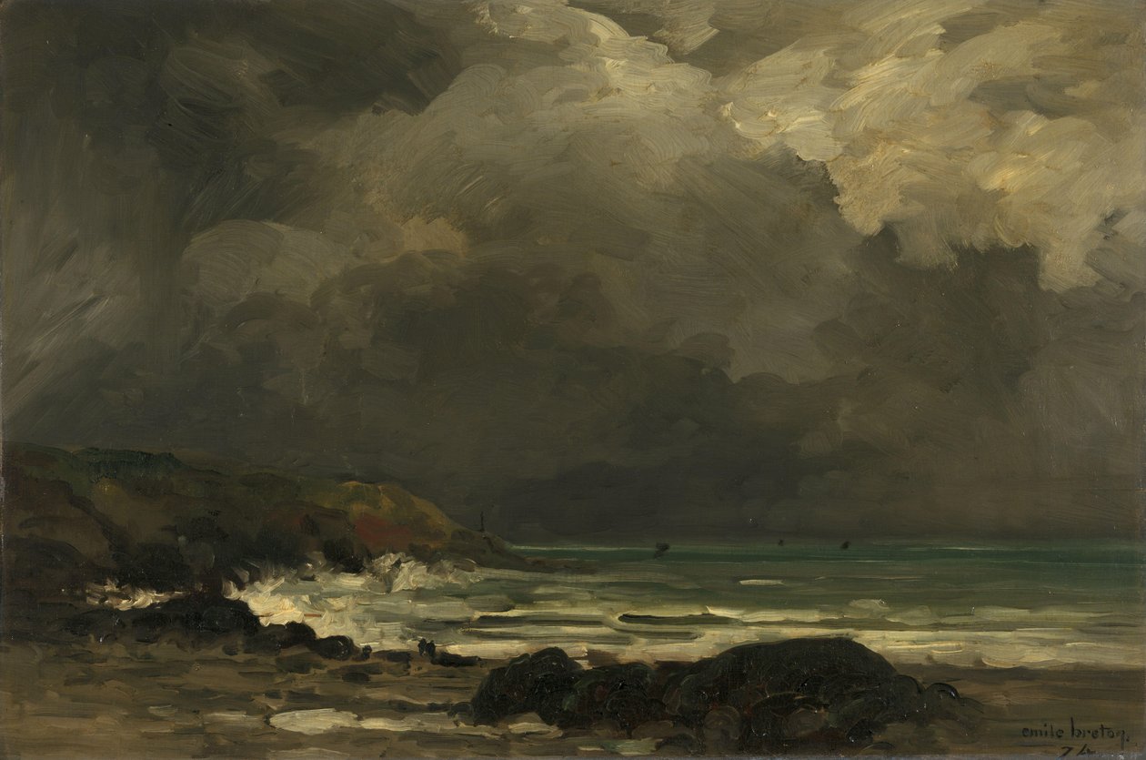 Breakers af Emile Adelard Breton