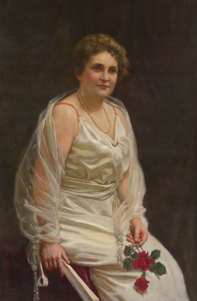 Edith Bolling Galt Wilson, 1924. af Emile Alexay