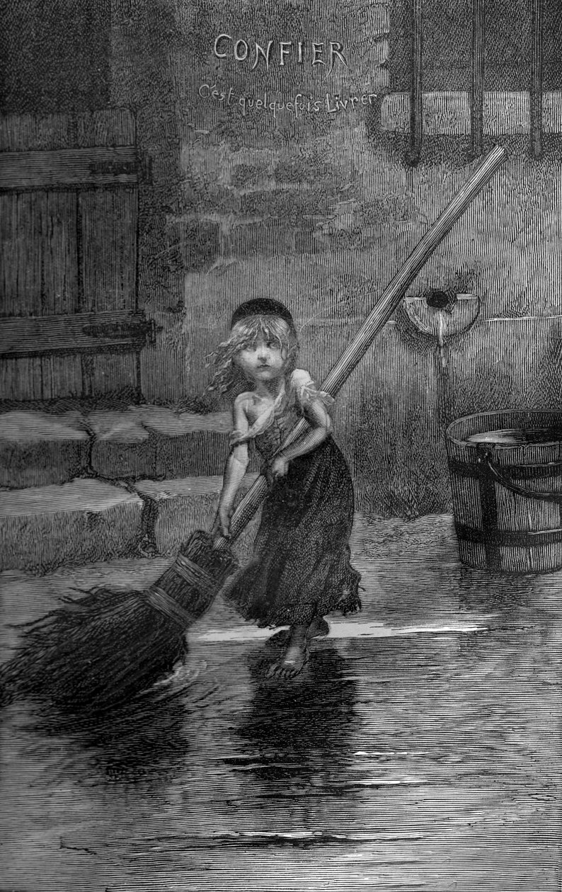 Cosette, illustration fra 