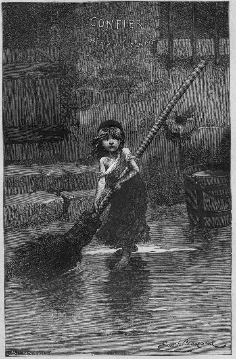 Cosette, illustration fra 