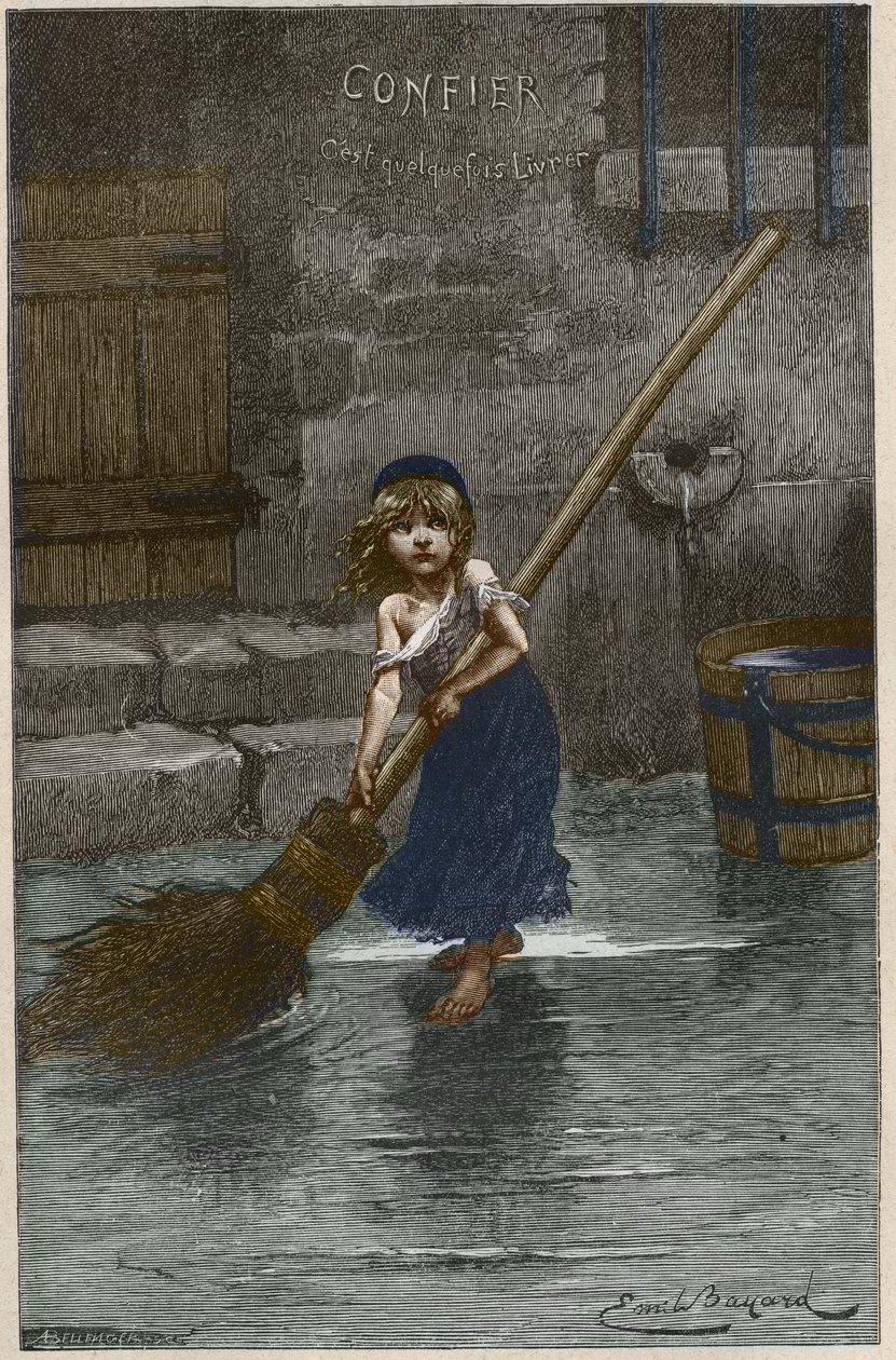 Cosette, illustration fra 