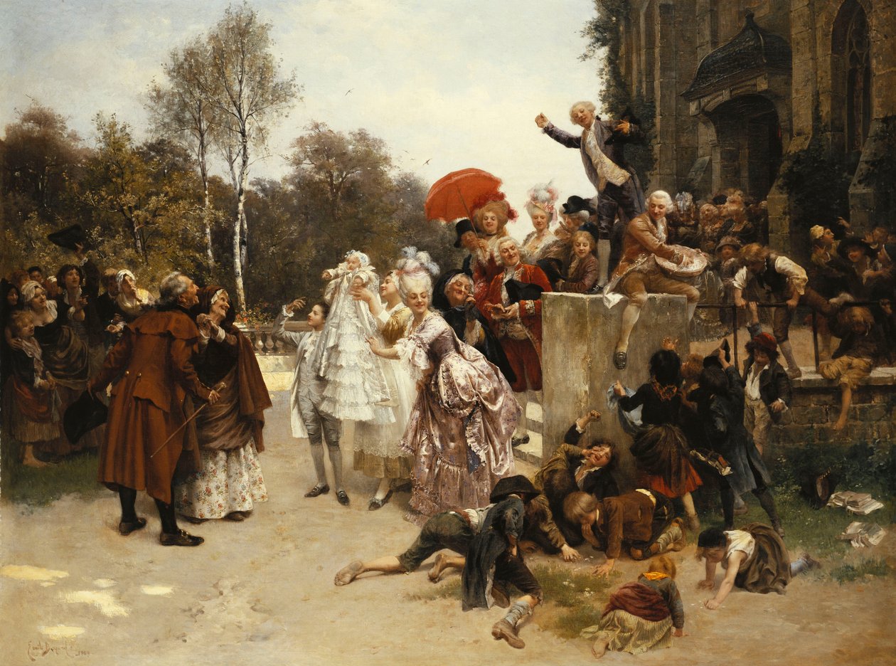 Dåben, 1863 af Emile Antoine Bayard