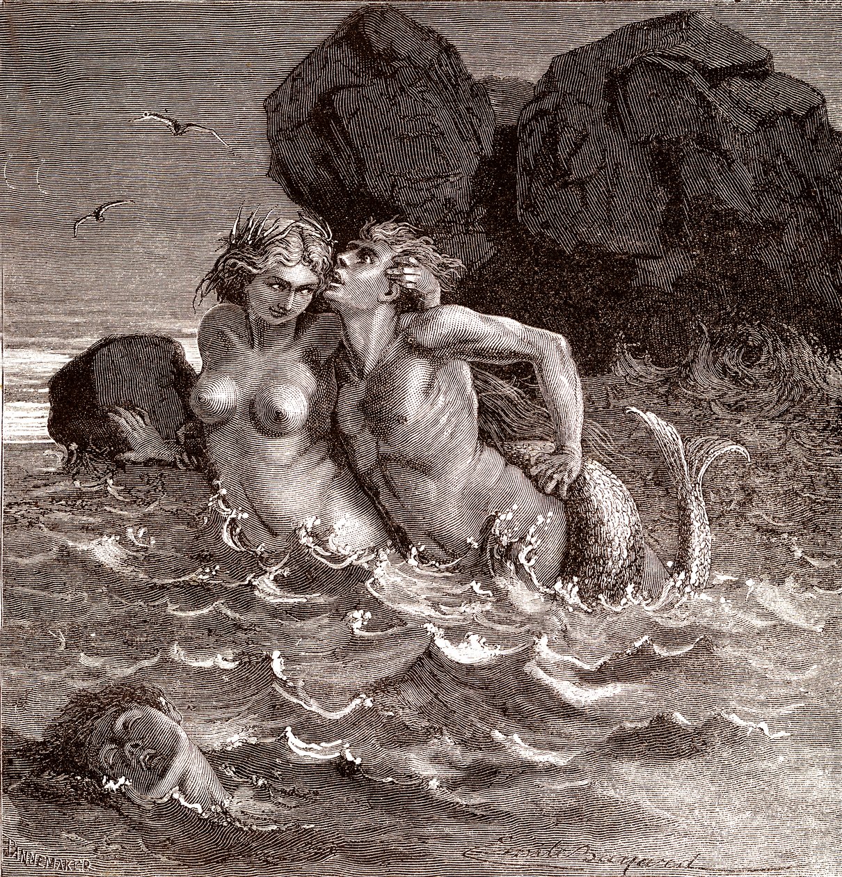Havfruen af Emile Antoine Bayard