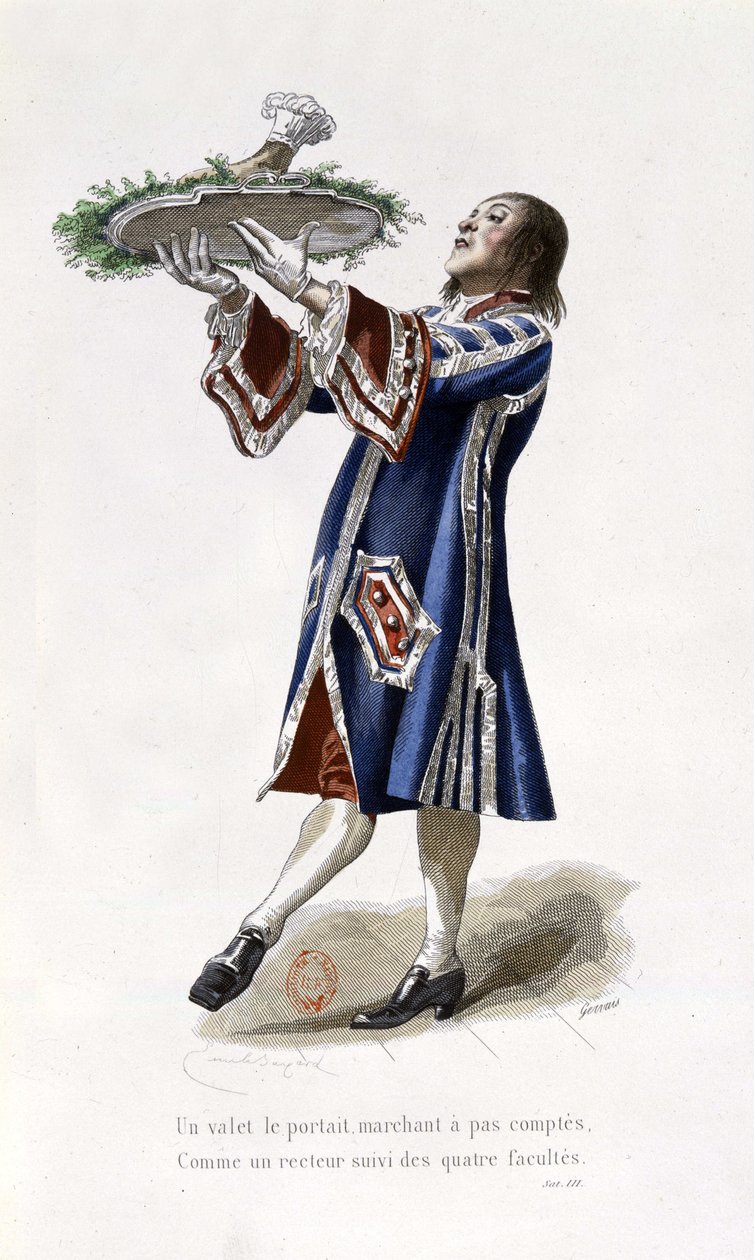illustration af i Works of Nicolas Boileau, Paris 1873, Laplace Sanchez og Cie redaktører (gravering) af Emile Antoine Bayard