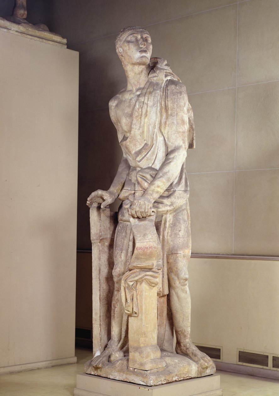 Veltalenhed, model for monumentet til general Carlos Maria de Alvear (1788-1852) (gips) af Emile Antoine Bourdelle
