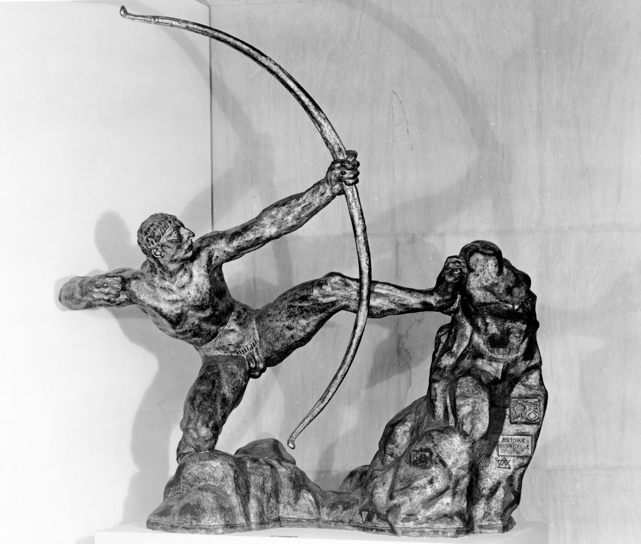 Hercules the Archer, 1909 (bronze) af Emile Antoine Bourdelle