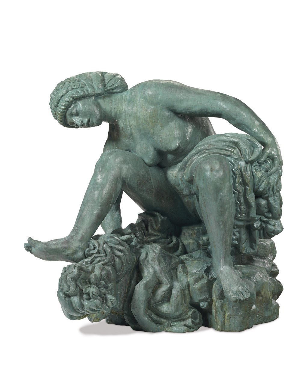 Bred Hukende Bader; Stor Hukbader af Emile Antoine Bourdelle