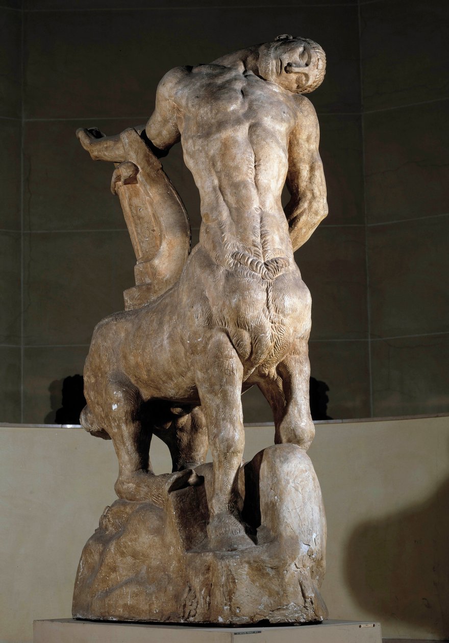 Den døende kentaur Skulptur af Antoine Bourdelle af Emile Antoine Bourdelle