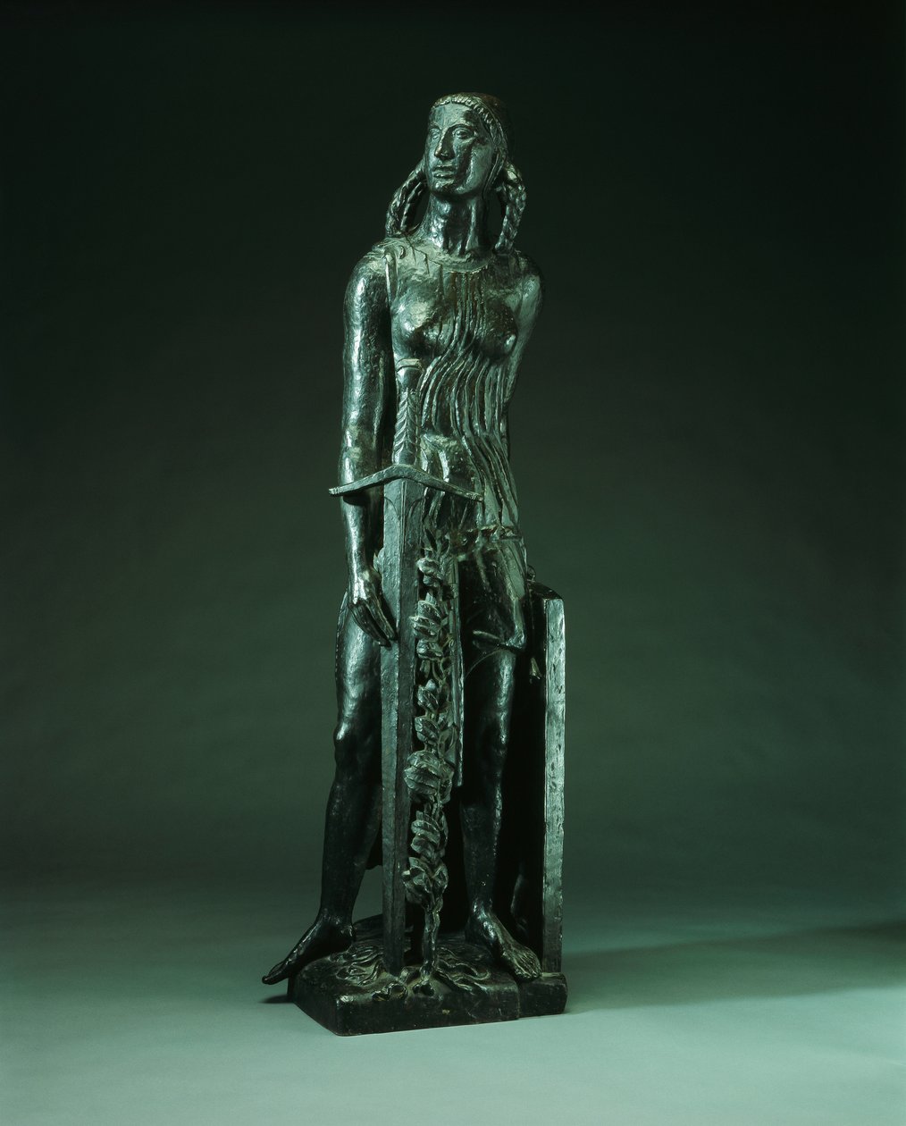 Victory, ca. 1921 (bronze med mørkebrun patina) af Emile Antoine Bourdelle