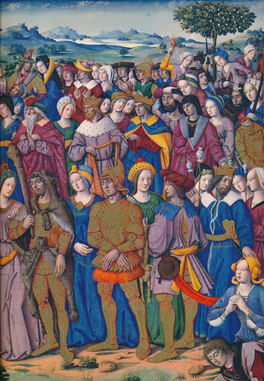 Kærlighedens triumf, c1400-tallet, 1937 af Emile Aurele van Moe