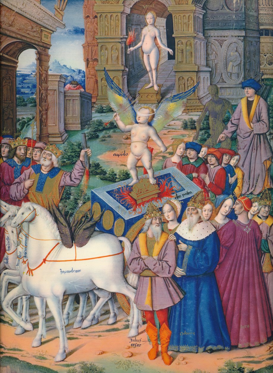 Kærlighedens triumf, c1400-tallet, 1937 af Emile Aurele van Moe