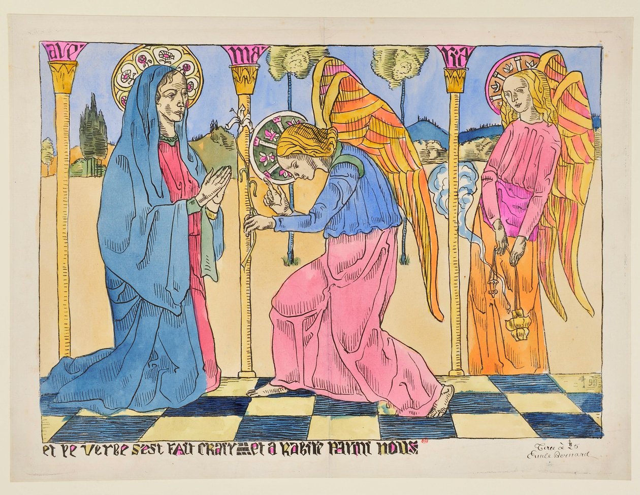 Bebudelsen: Og Ordet blev kød og tog bolig blandt os af Emile Bernard