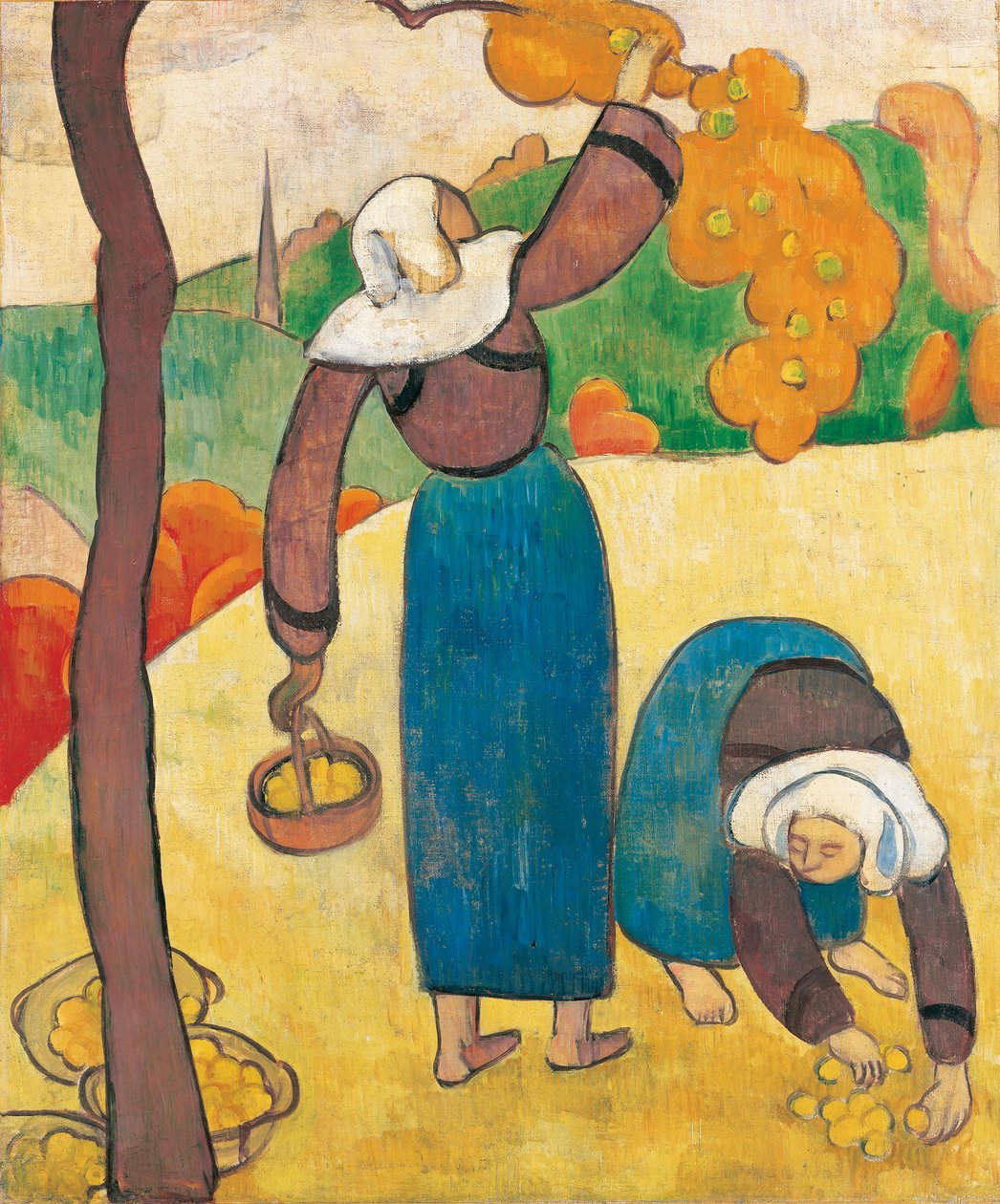 Bretonske bønder, ca. 1889 af Emile Bernard
