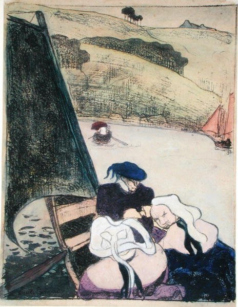 Bretons in a Boat, fra serien 