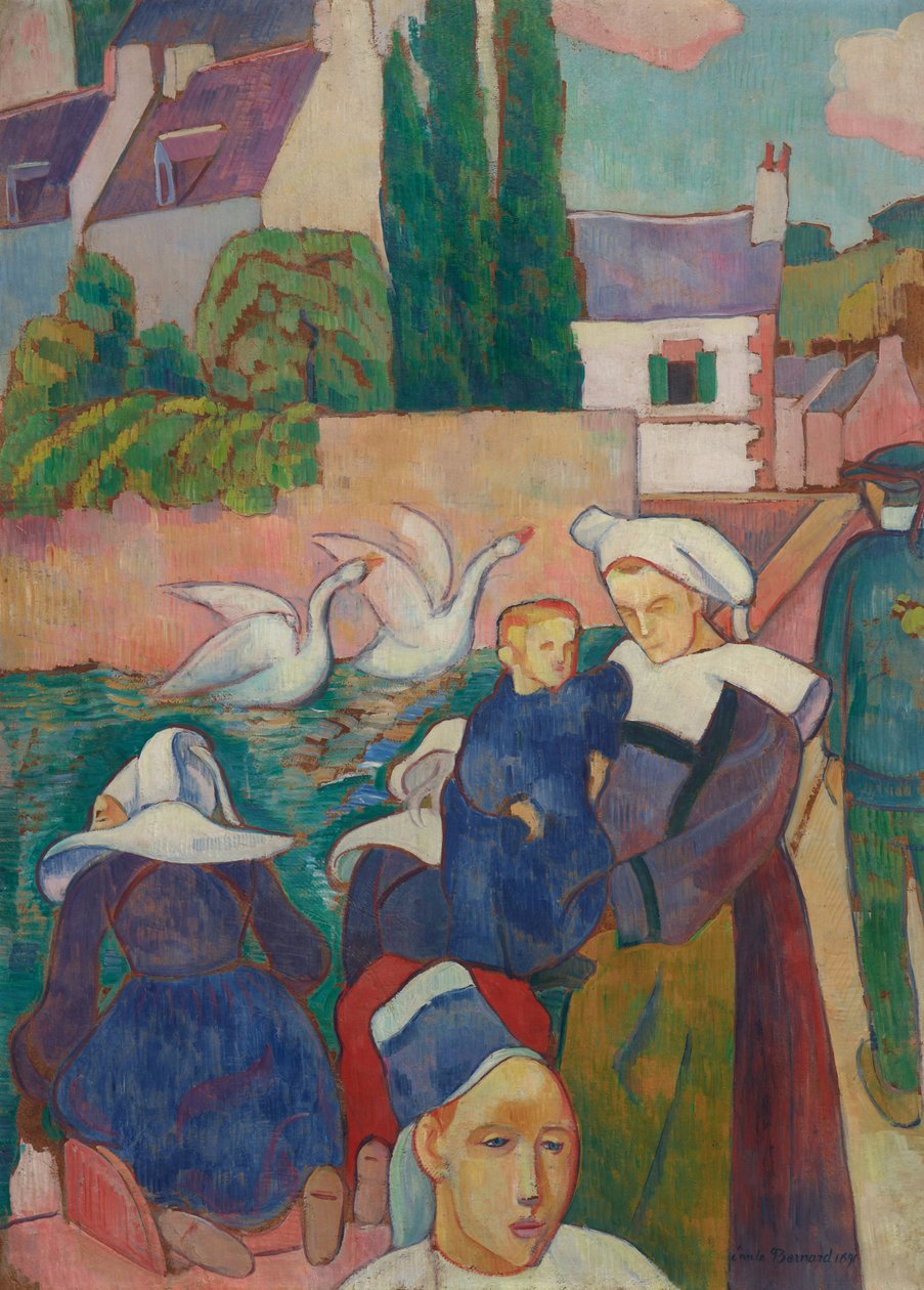 Bro ved Pont-Aven af Emile Bernard