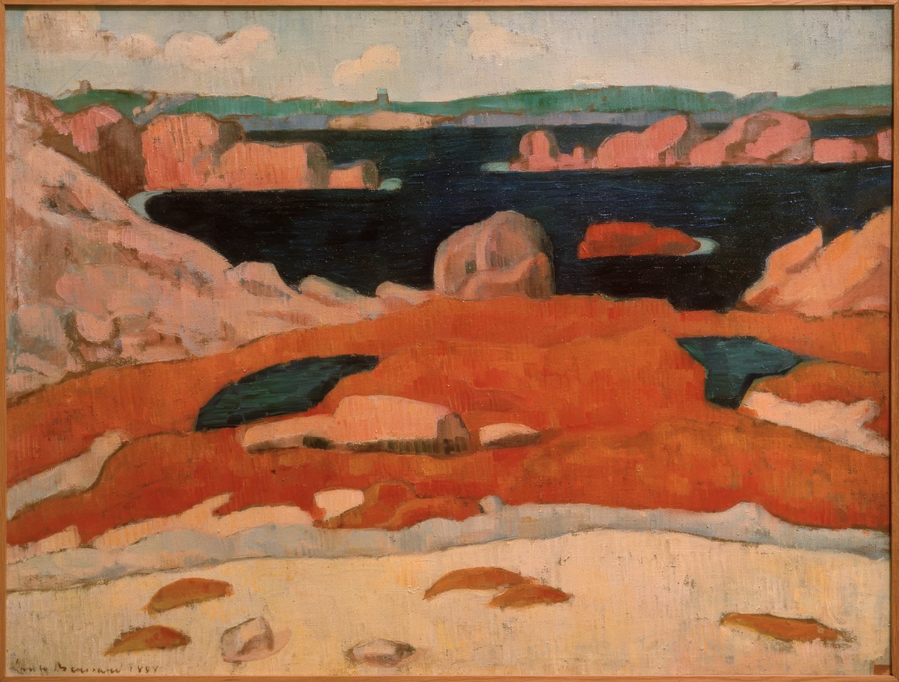 Det vilde hav, Saint-Briac af Emile Bernard