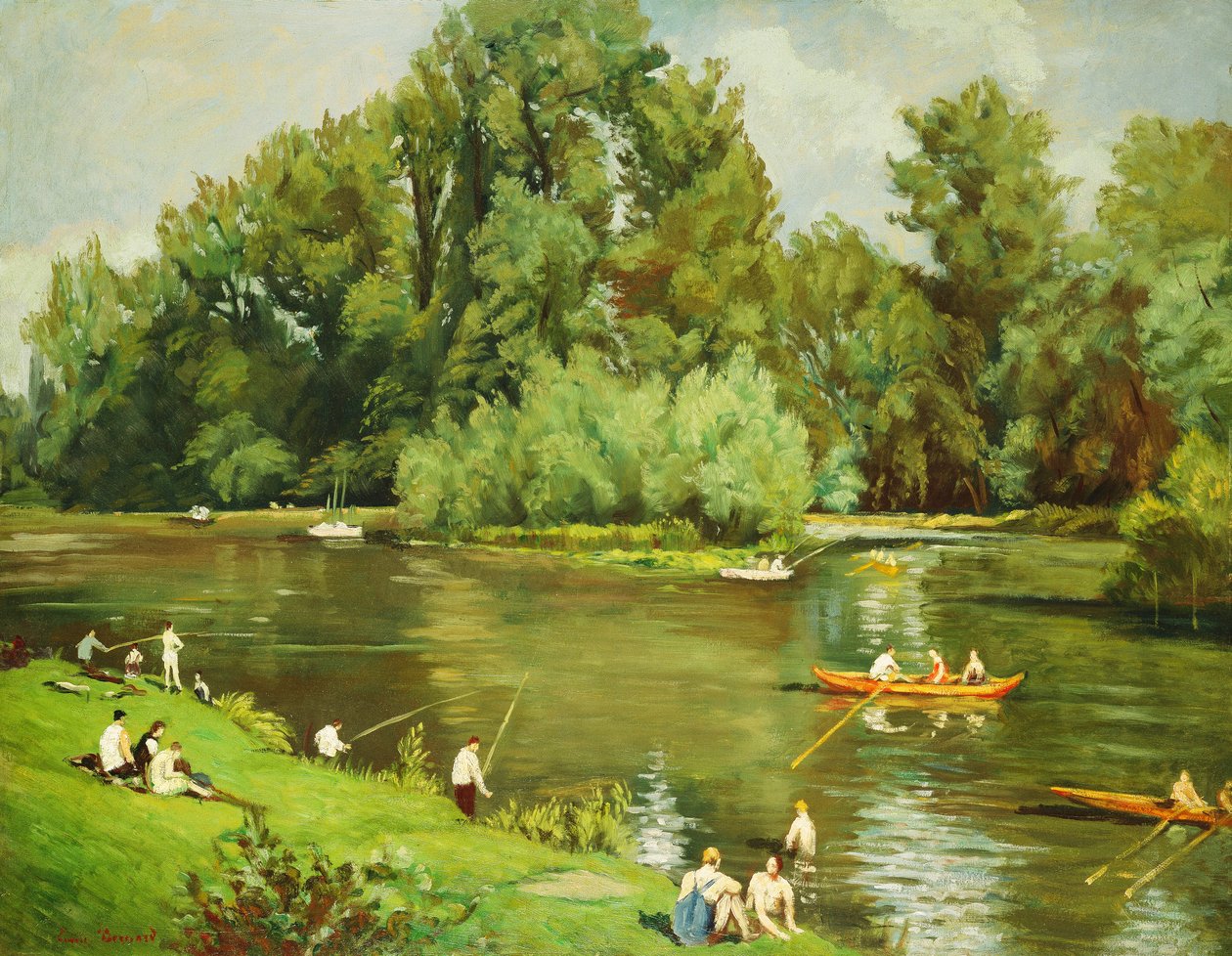 Edge of the Marne, c.1932 af Emile Bernard