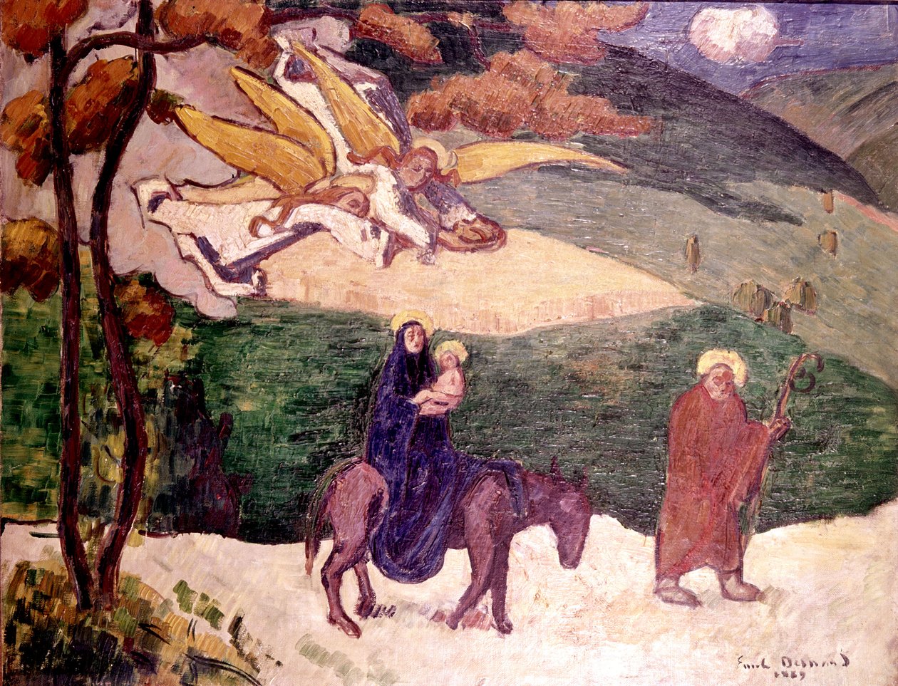 Flyvning til Egypten af Emile Bernard
