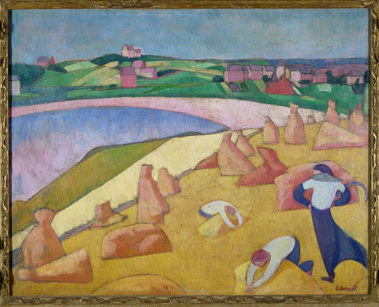 Høsttid ved havet, 1891 af Emile Bernard