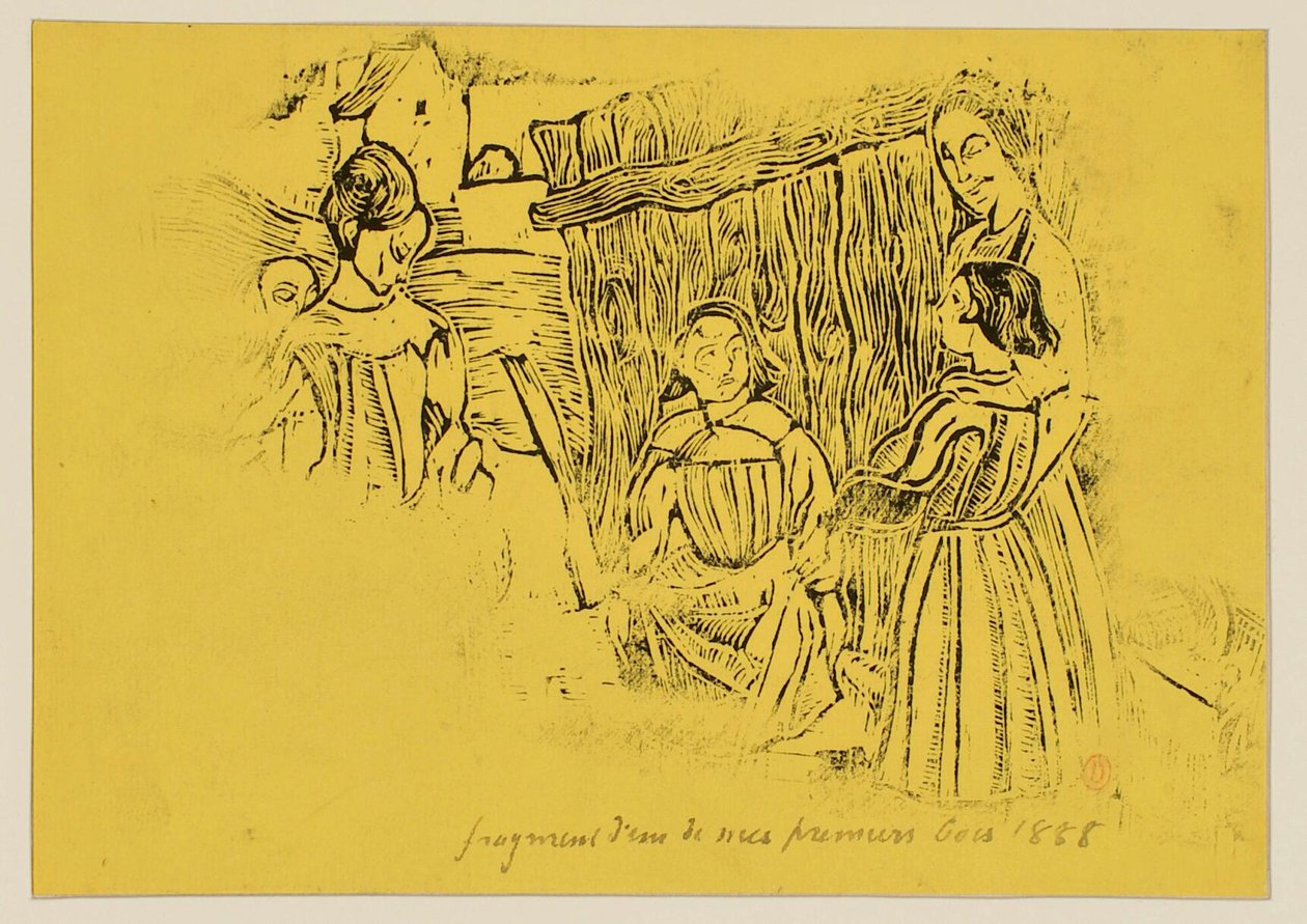 Kinderspiele [Probe b] af Emile Bernard