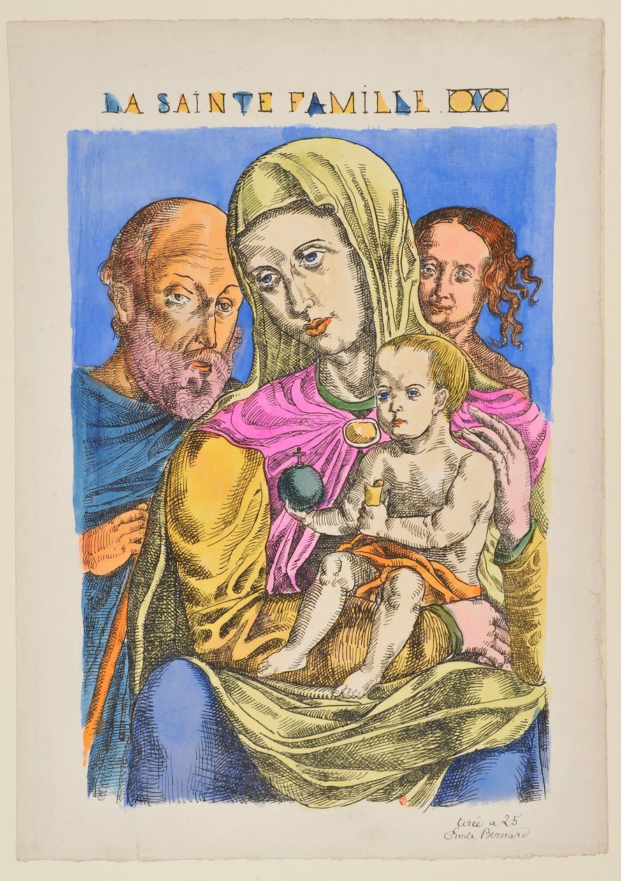 Den hellige familie af Emile Bernard