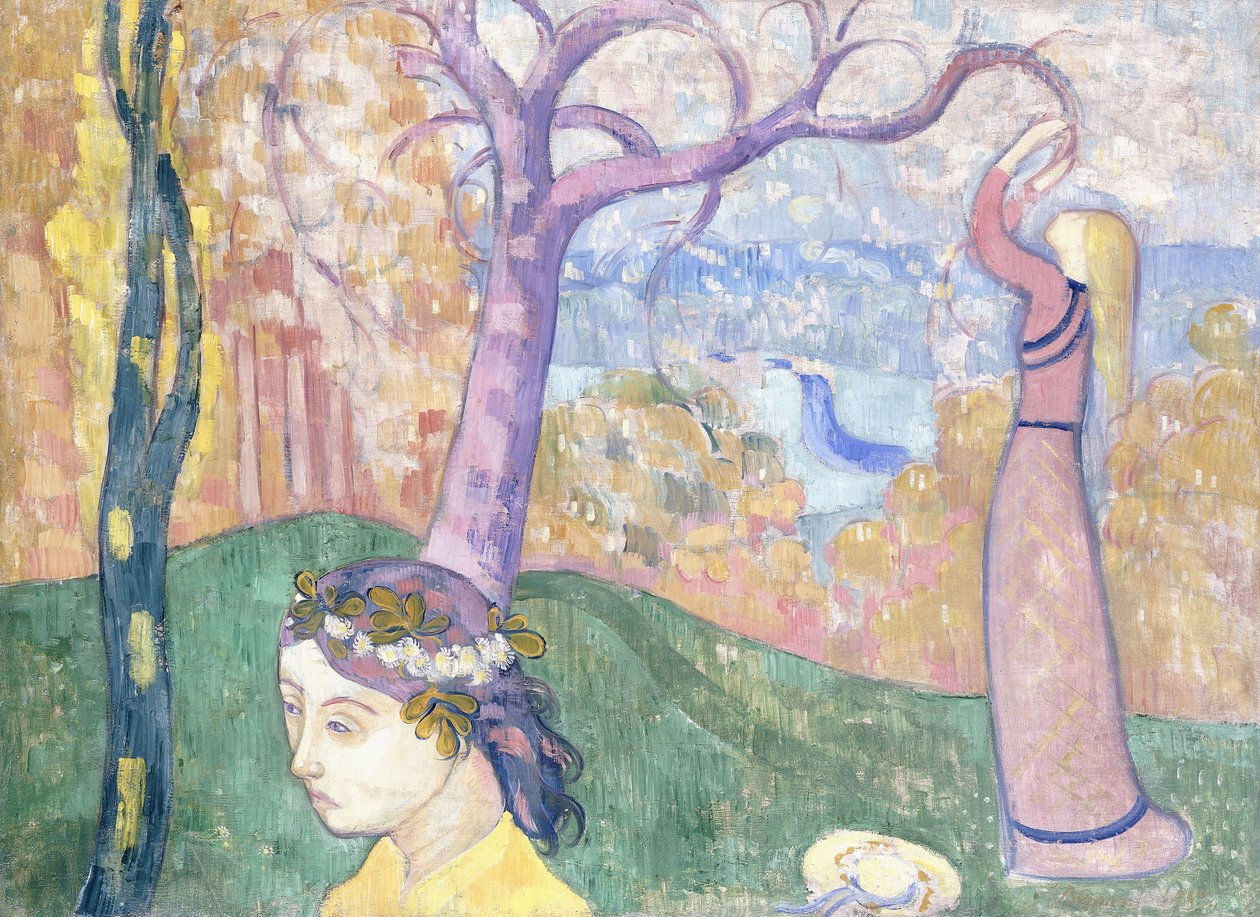 Madeleine i kærlighedens skov, 1892 af Emile Bernard