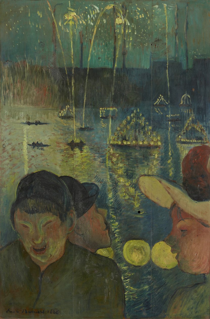 Natfestival, 1888 af Emile Bernard