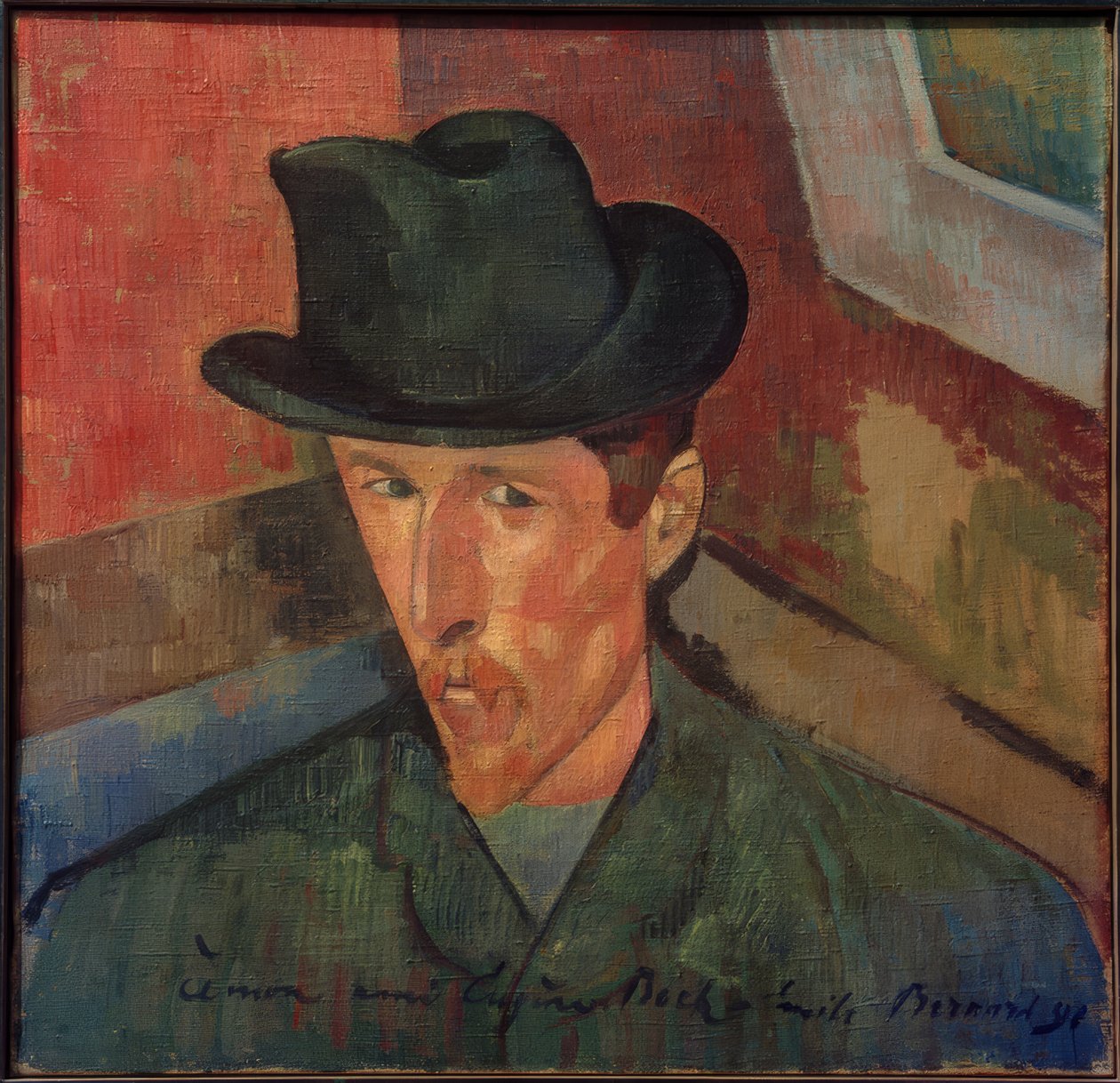 Portræt af Eugène Boch af Emile Bernard