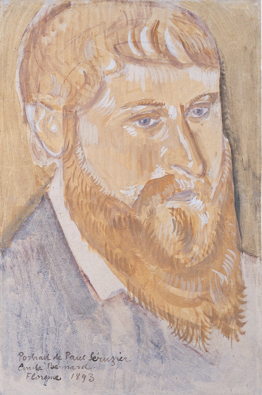 Portræt af Paul Serusier, 1893 af Emile Bernard