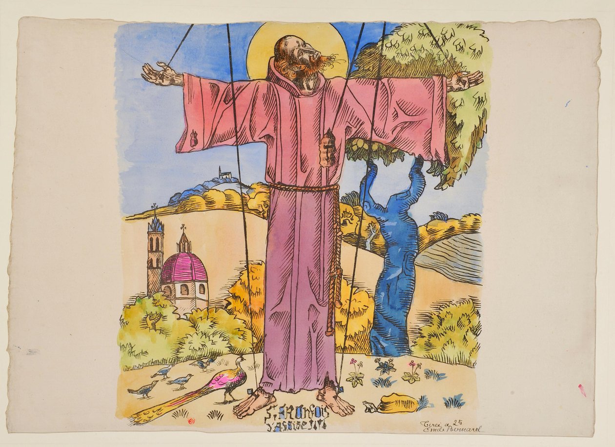 Sankt Frans af Assisi af Emile Bernard