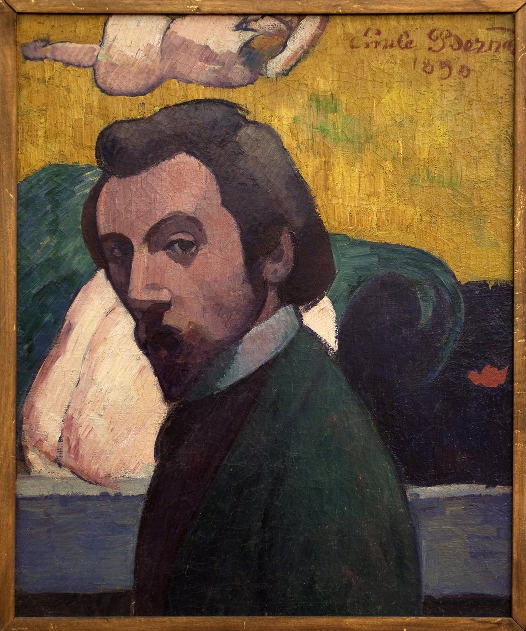 Selvportræt. Maleri af Emile Bernard (1868-1941). Olie på lærred af Emile Bernard