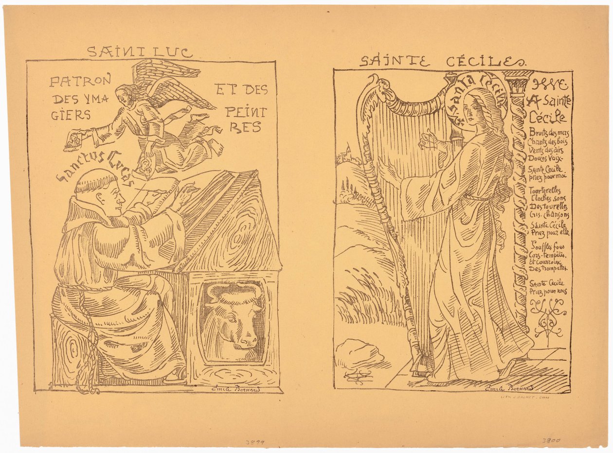 Sankt Lukas af Emile Bernard