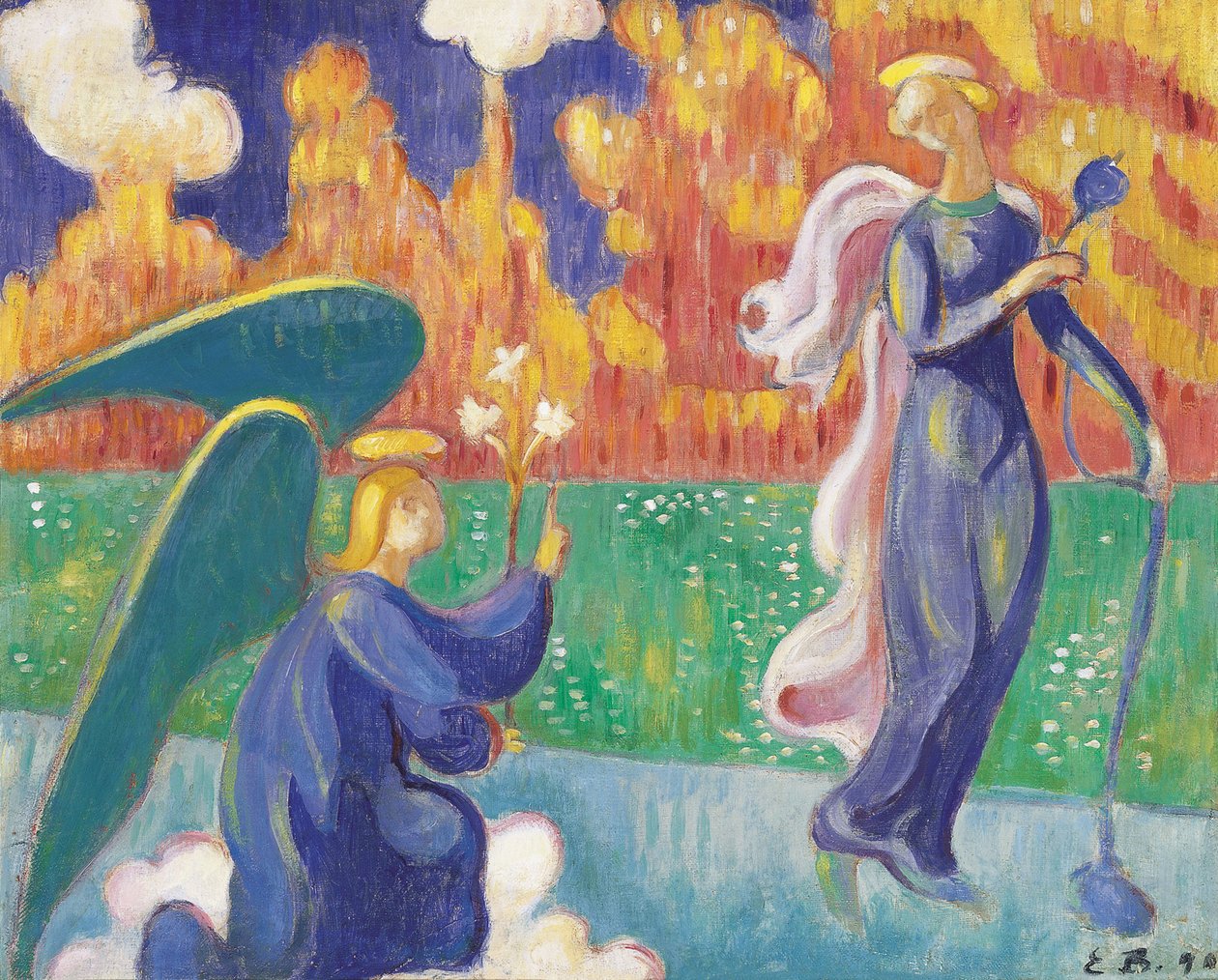 Bebudelsen, 1890 af Emile Bernard