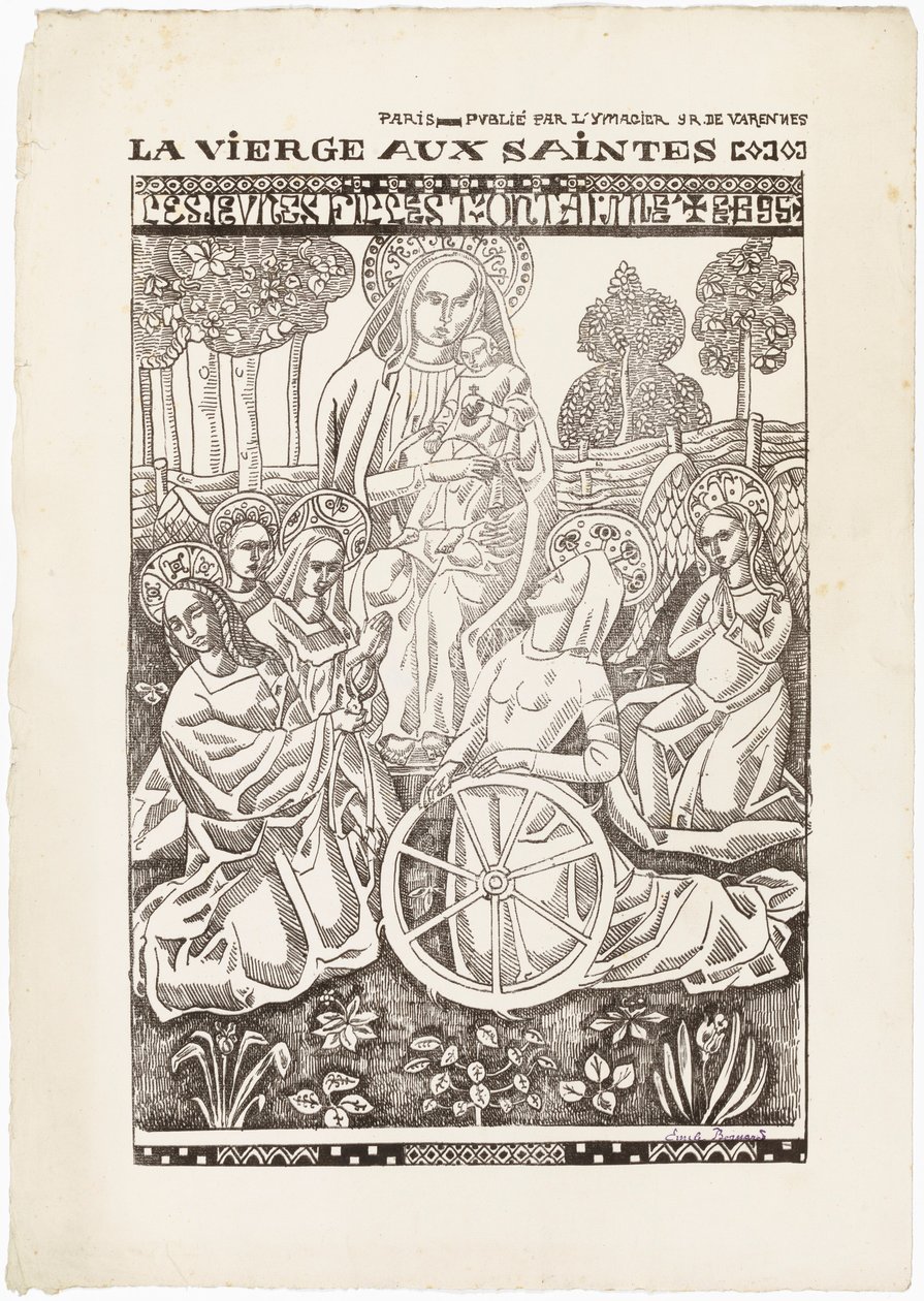 De hellige jomfruer af Emile Bernard