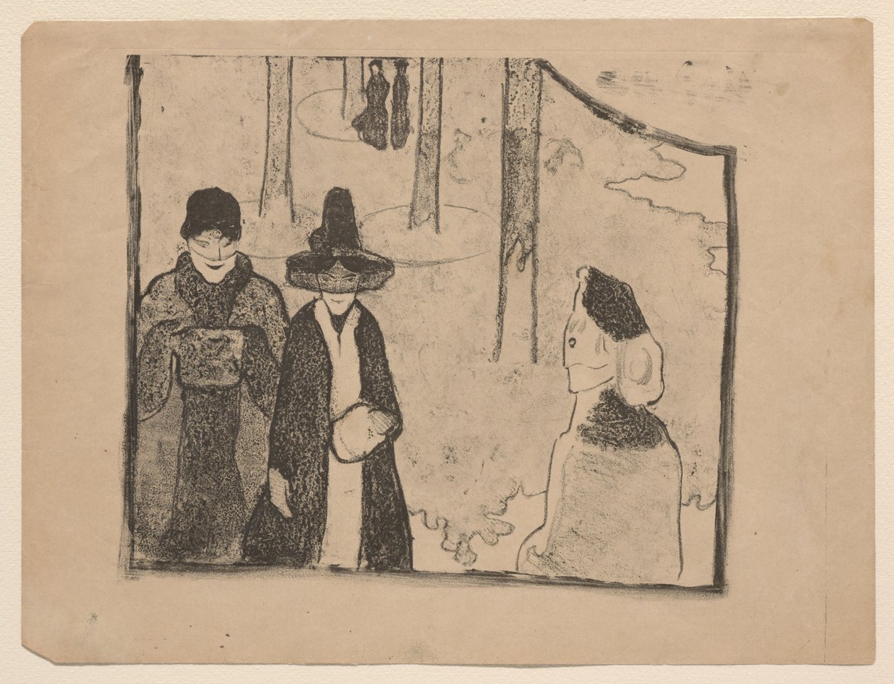 Spadsereturen af Emile Bernard