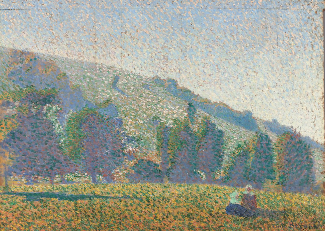To bretonske kvinder på en eng, 1886 af Emile Bernard