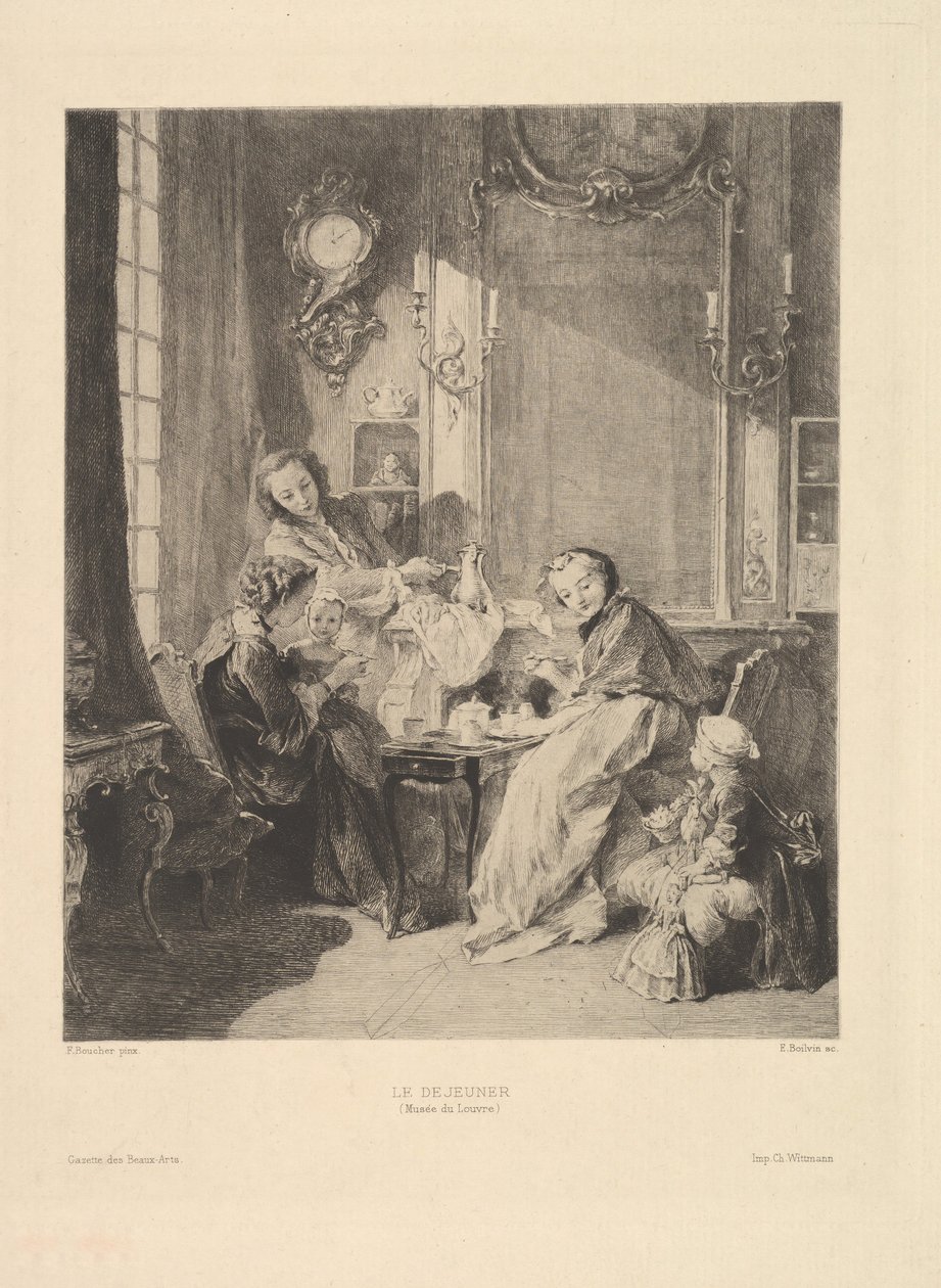 Morgenmad, 1897. af Emile Boilvin