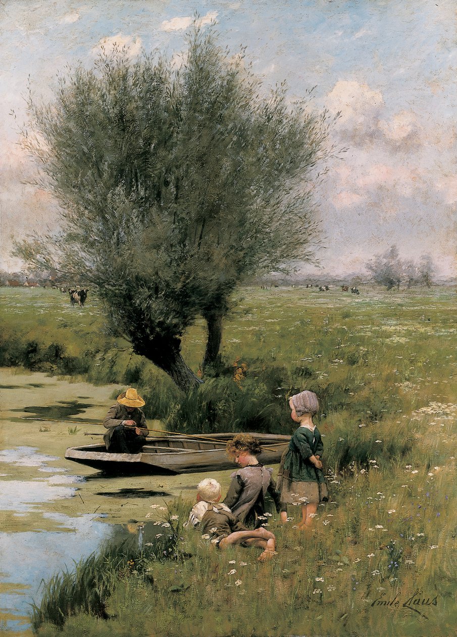 Ved floden af Emile Claus