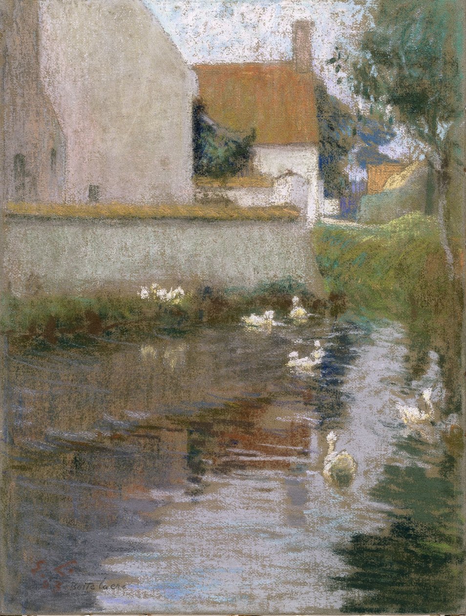 Udsigt over Bottelare af Emile Claus
