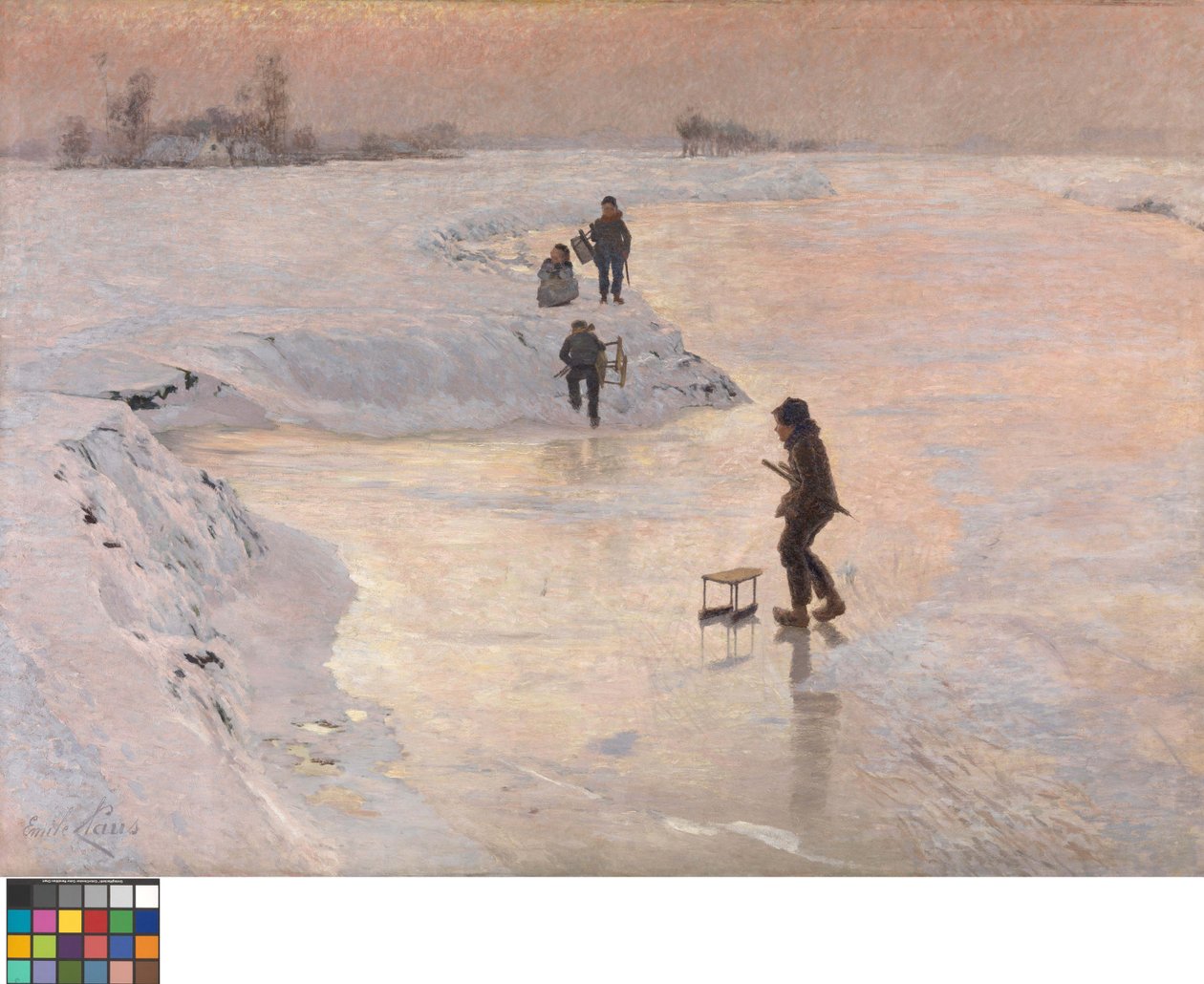 Italiensk: Skaterne af Emile Claus