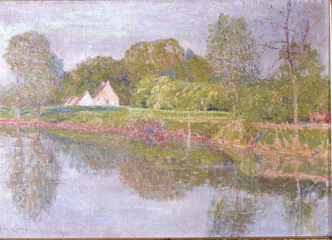 Landskab ved Lysen, en morgen i maj, 1902 af Emile Claus