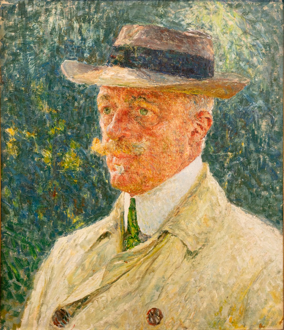 Portræt af Cyriel Buysse af Emile Claus