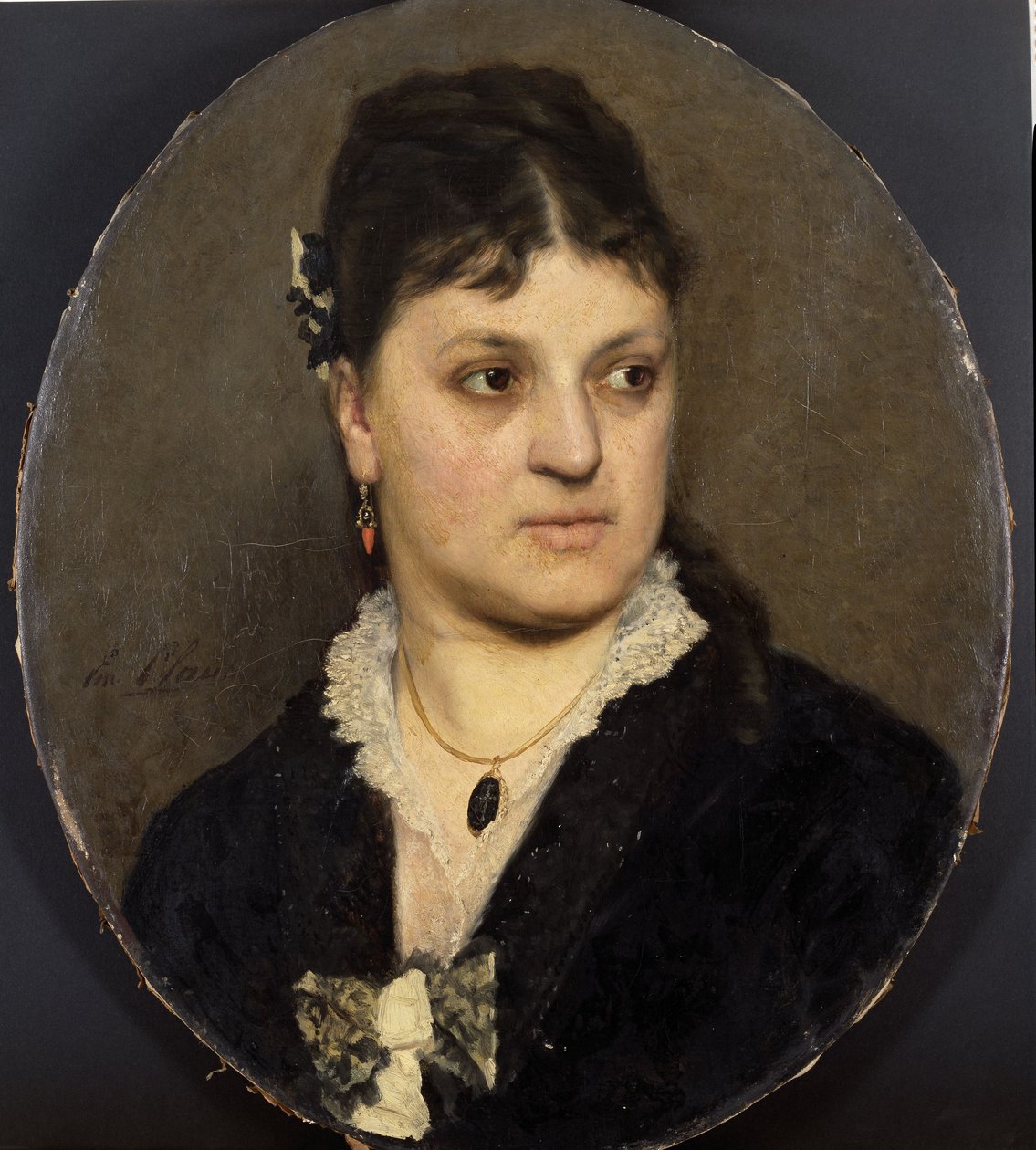 Portræt af kunstneren Marie Moreels af Emile Claus