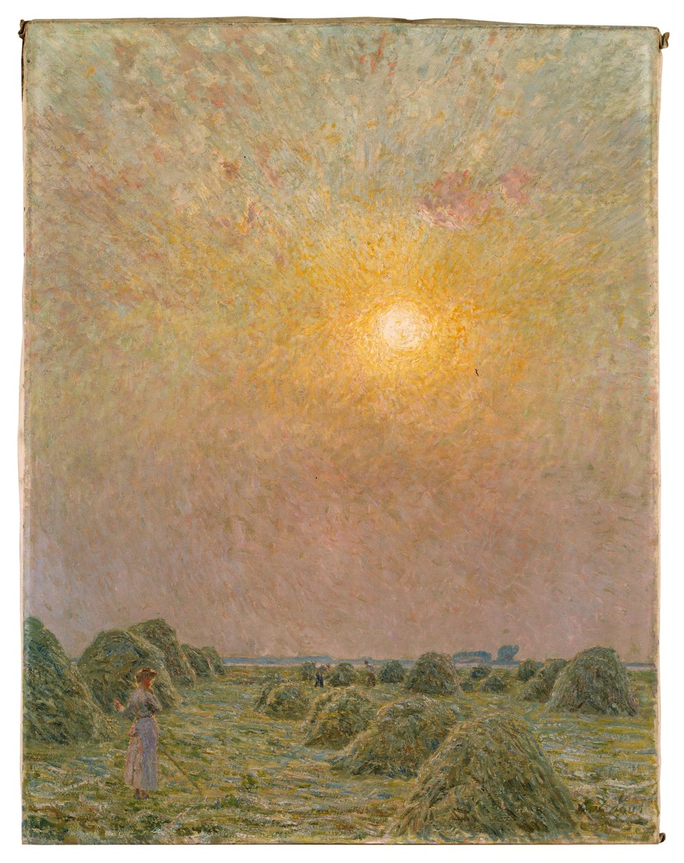 Solnedgang af Emile Claus