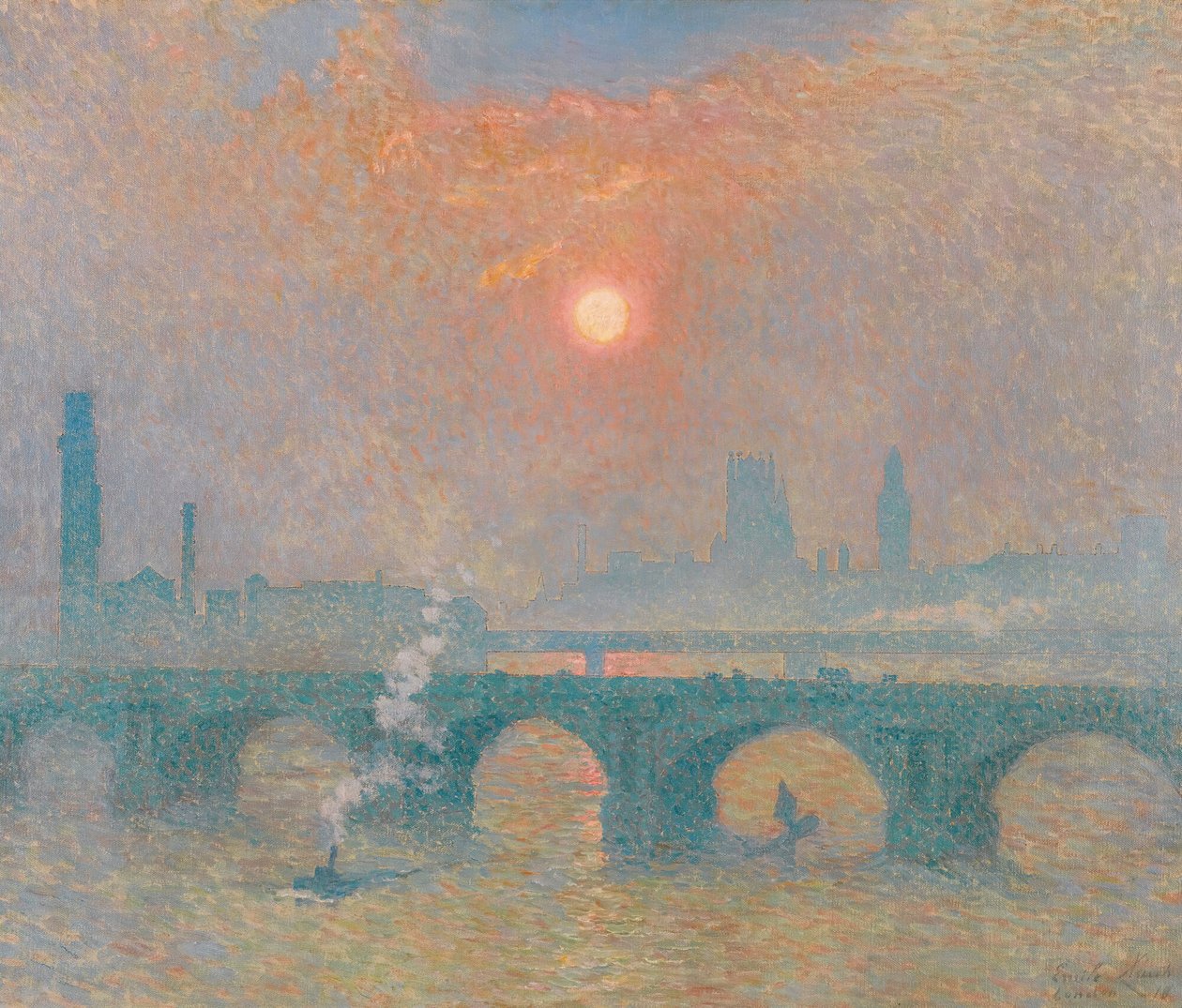 Waterloo Bridge af Emile Claus