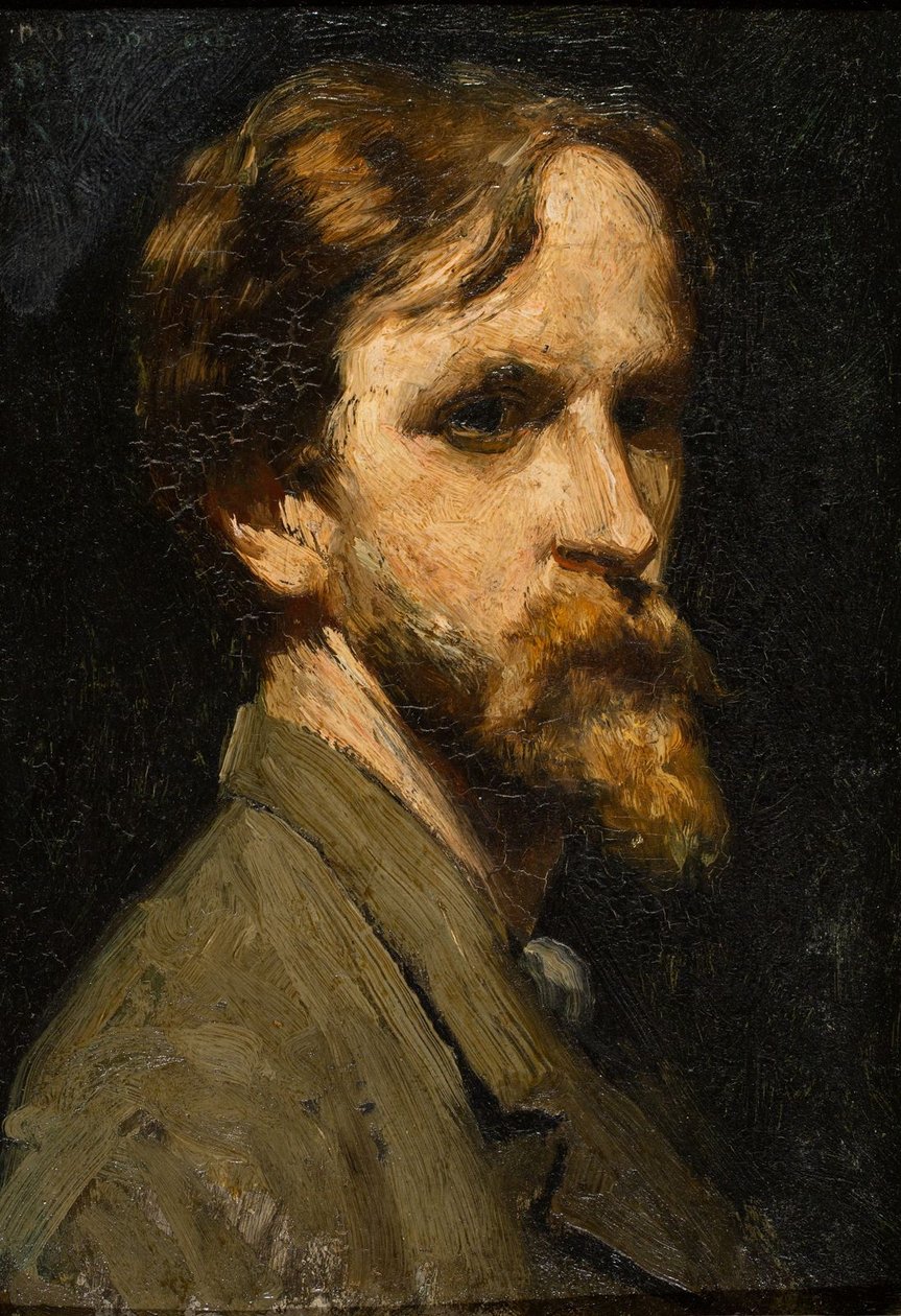 Selvportræt af Emile Claus