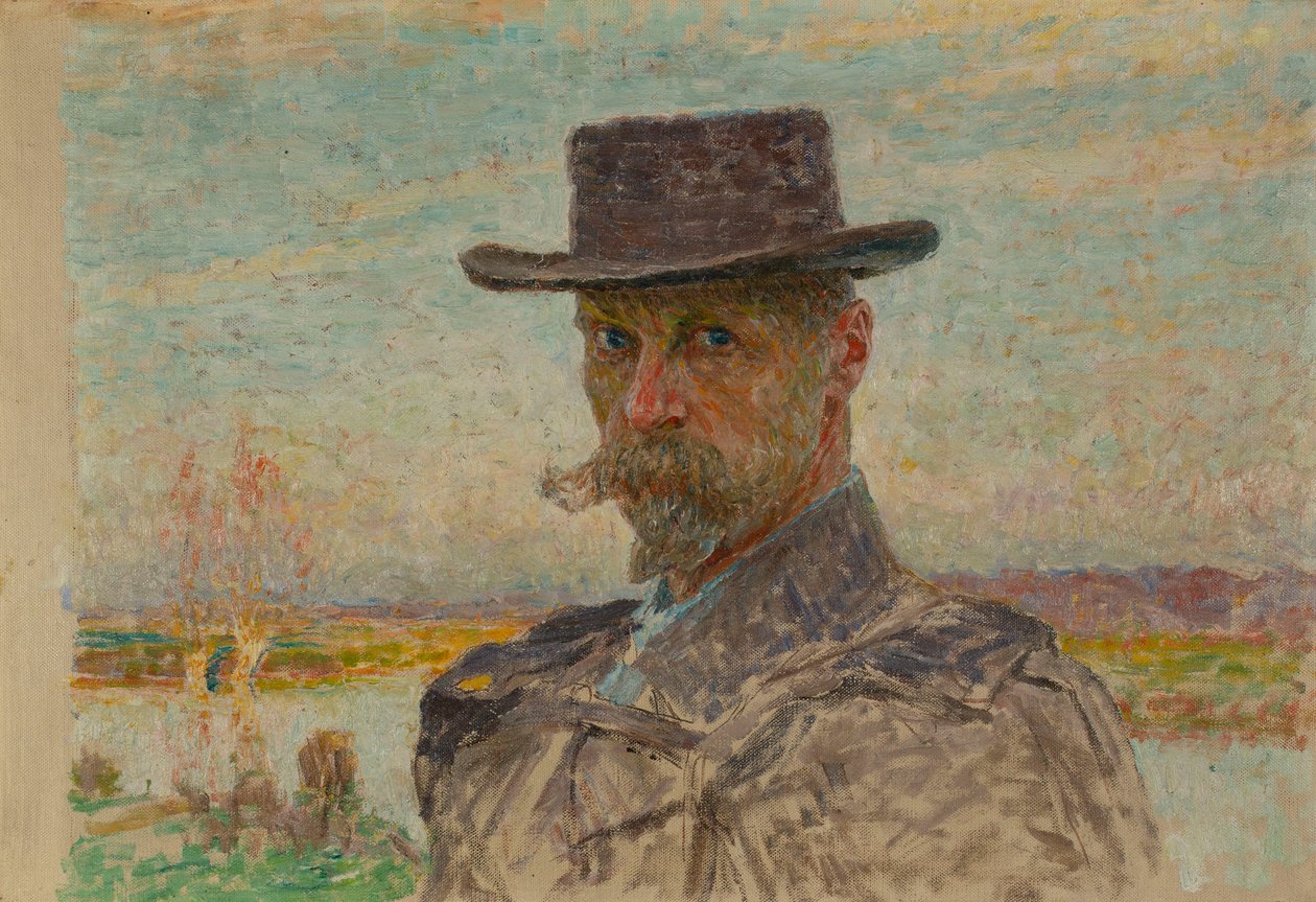 Selvportræt af Emile Claus