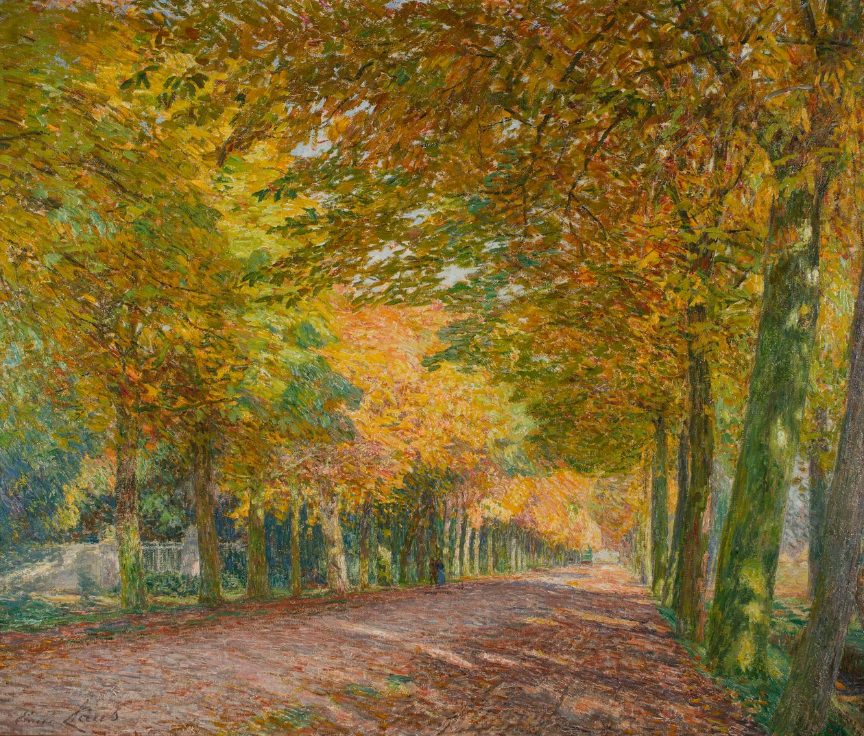 Solrig allé af Emile Claus