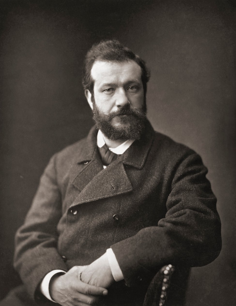 Felix Henri Bracquemond. Portræt. af Emile Courtin