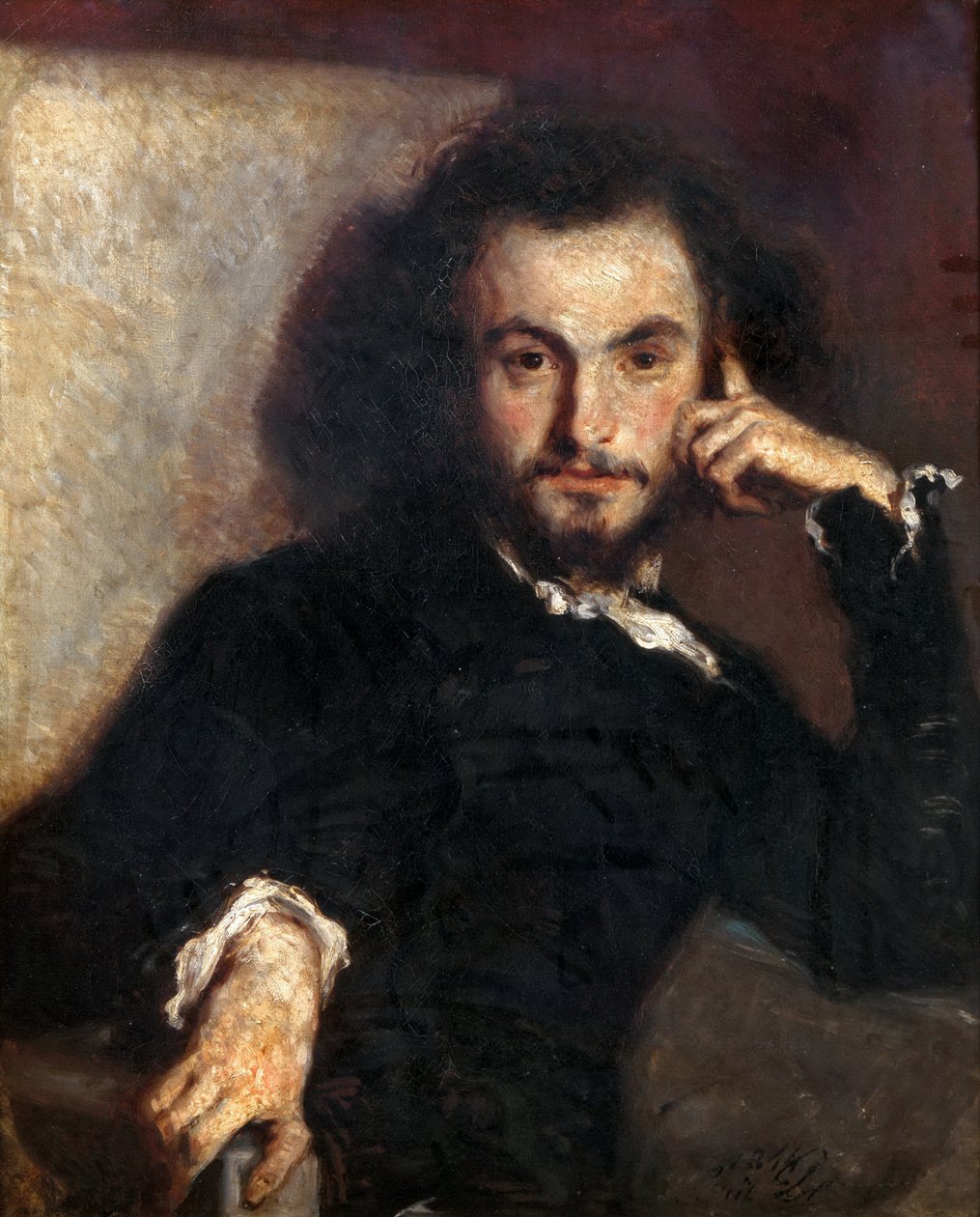 Charles Baudelaire 1821-1867 af Emile Isidore Deroy